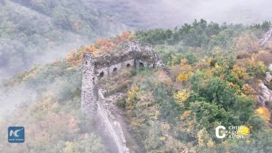 China From Above: The sea of cloud floating over the Great Wall in Hebei